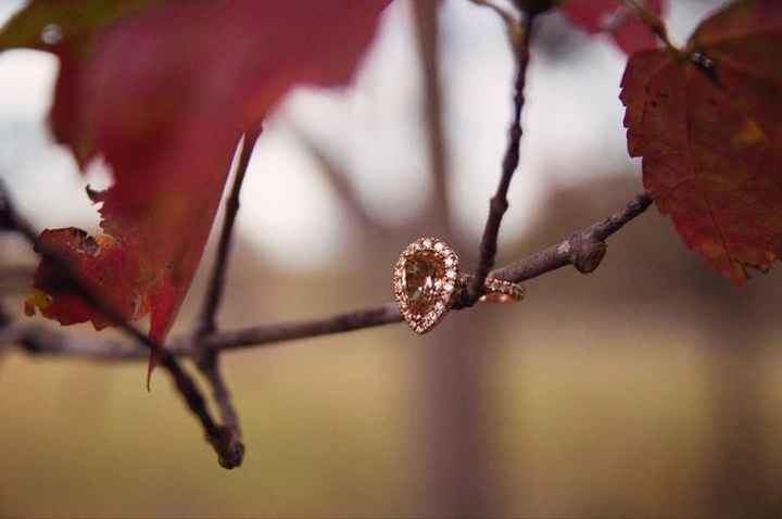 Pear shaped engagement rings - 1