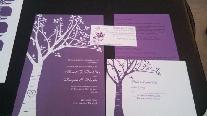 Pictures of your invitations?!? Please oh please!