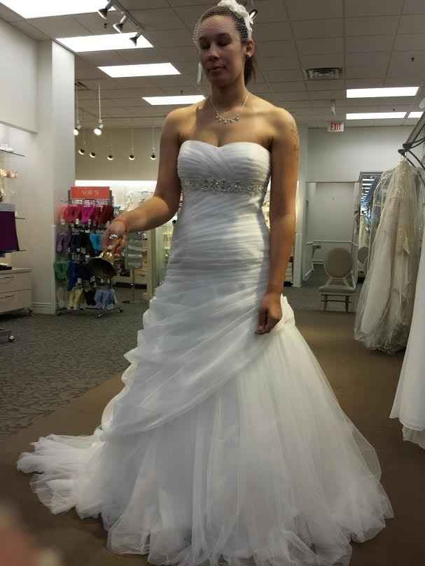 Going to try on Dresses at Davids Bridal Advice ***UPDATE I FOUND IT! (with Picture)***
