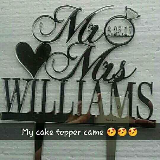Cake Topper
