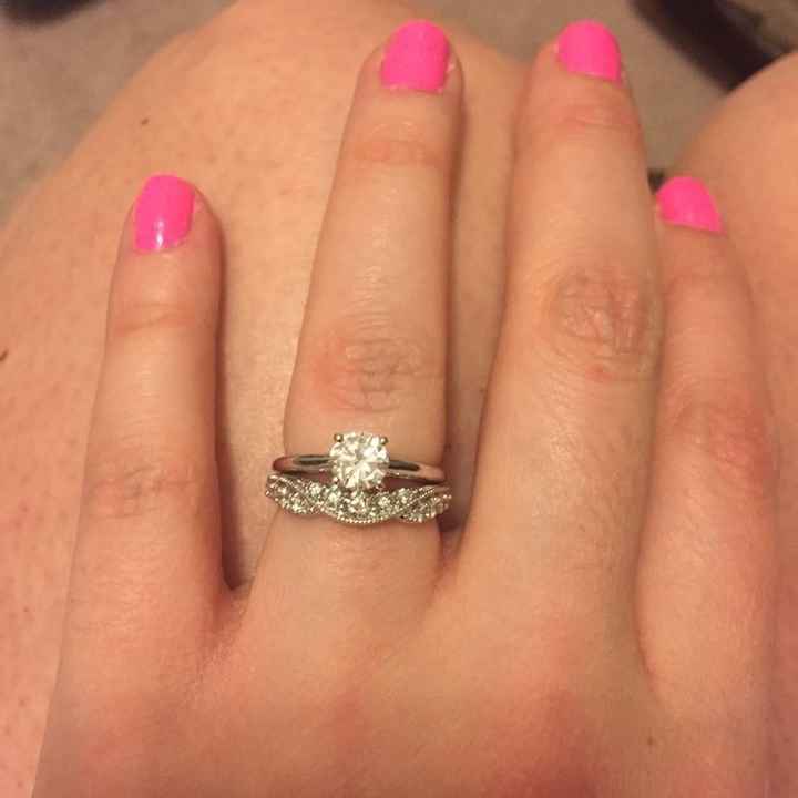 Post your wedding rings, woot!