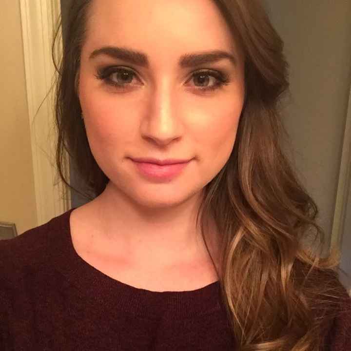 Makeup trial - false lashes?