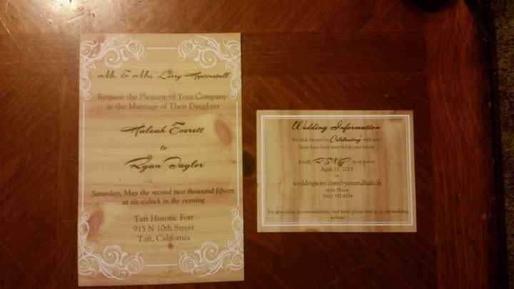 SHOW ME YOUR : Wedding Invitations / RSVP Cards!