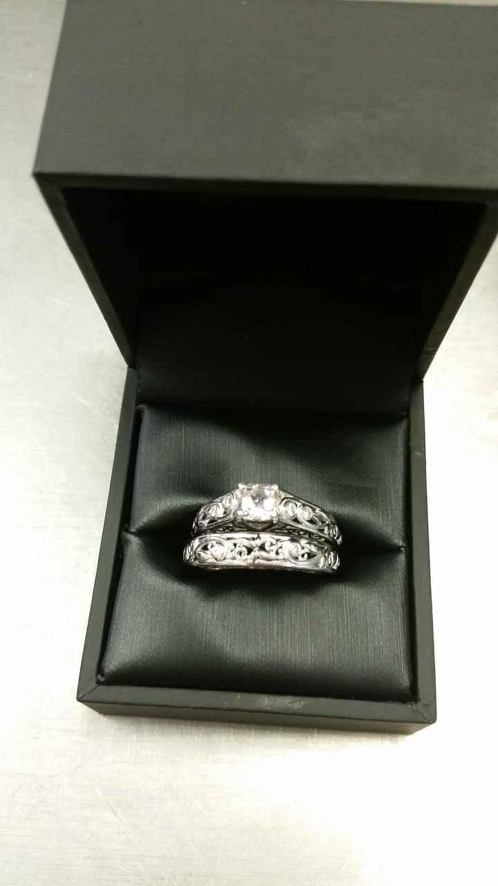Our rings came in!