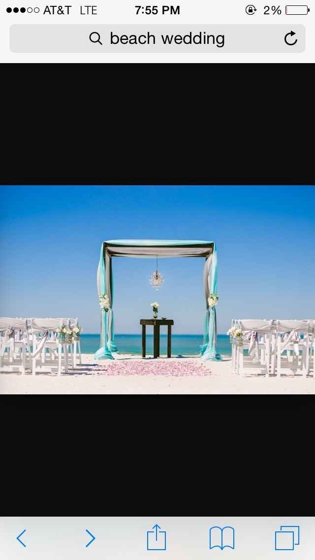 Beach wedding arbor advice!!