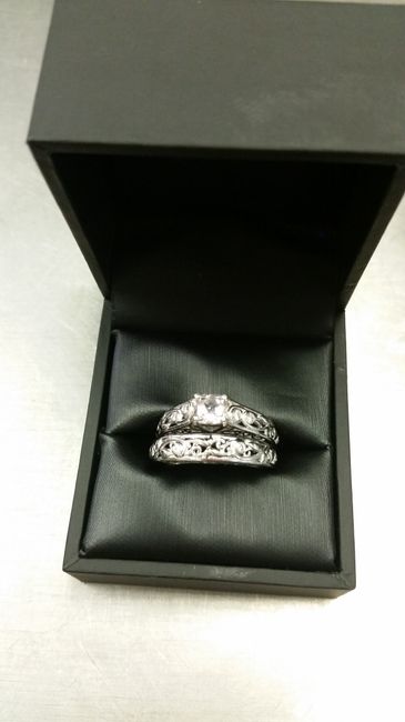Our rings came in!