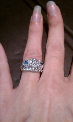 Let me see your ring! WITH the band(s)!