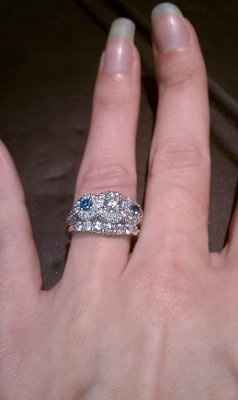 Let me see your ring! WITH the band(s)!