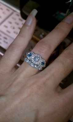 Let me see your ring! WITH the band(s)!
