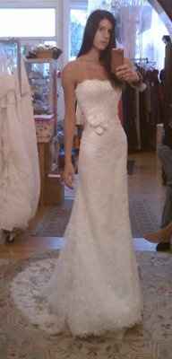 Show me your dress with you vs the model!