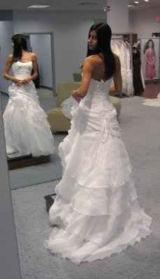 Picked my dress up today! Pics