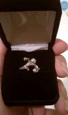 Surprise jewelry and flowers all in one week?!