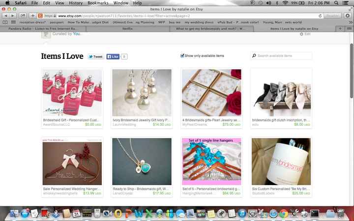 What to get my bridesmaids and moh?