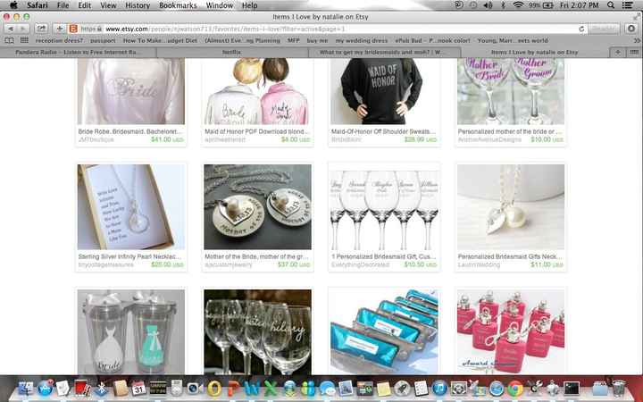 What to get my bridesmaids and moh?