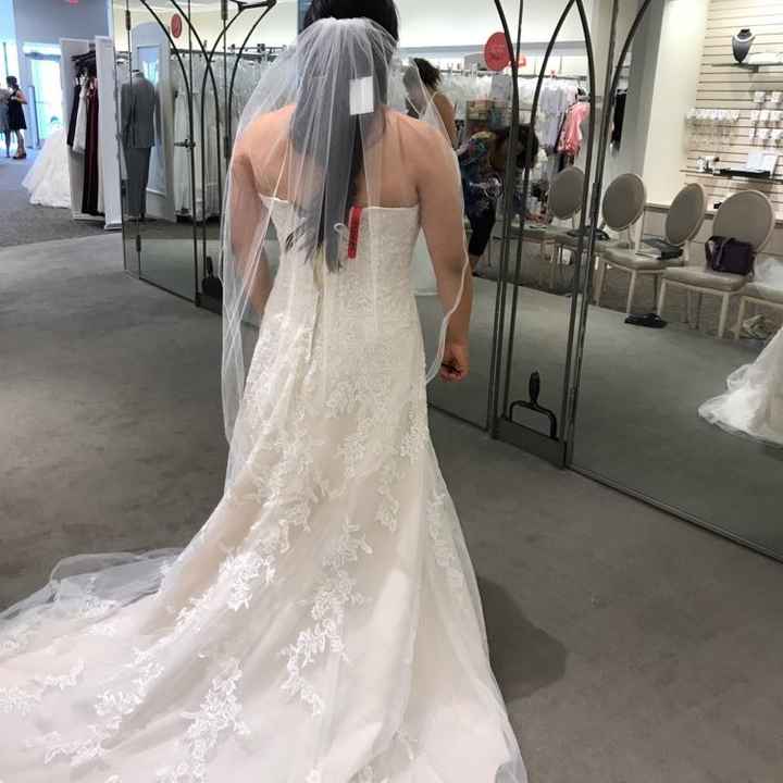 Any brides NOT wearing a cathedral veil?