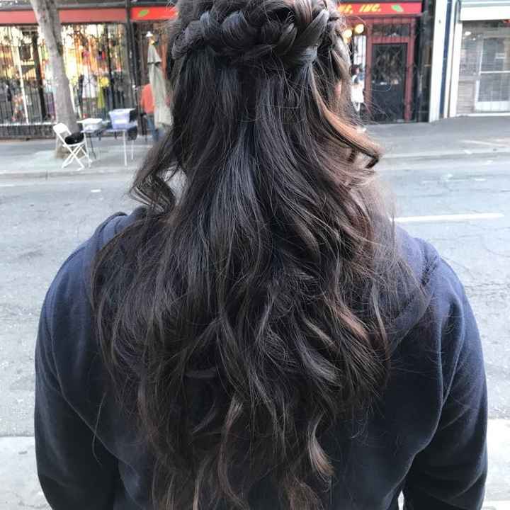 Makeup and hair trial !