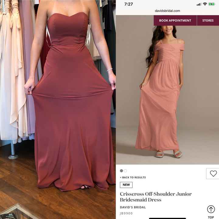 Junior Bridesmaid Dress Color - 1