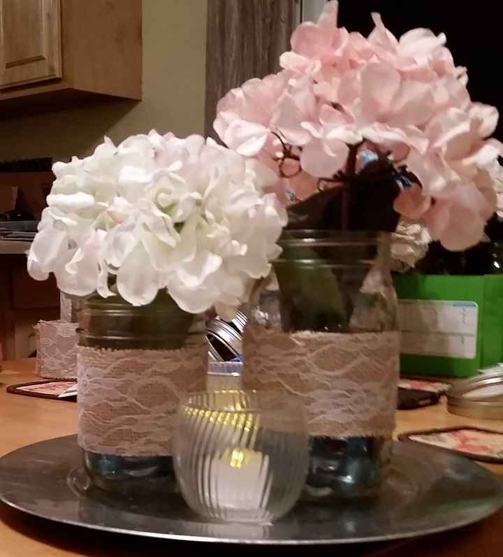 Centerpieces are done!