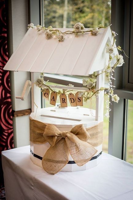 Handmade Wishing well Card Box - 3