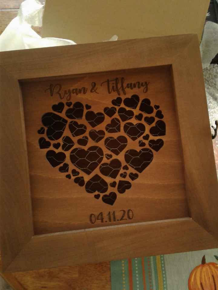 Alternative Guest Book arrived! - 2