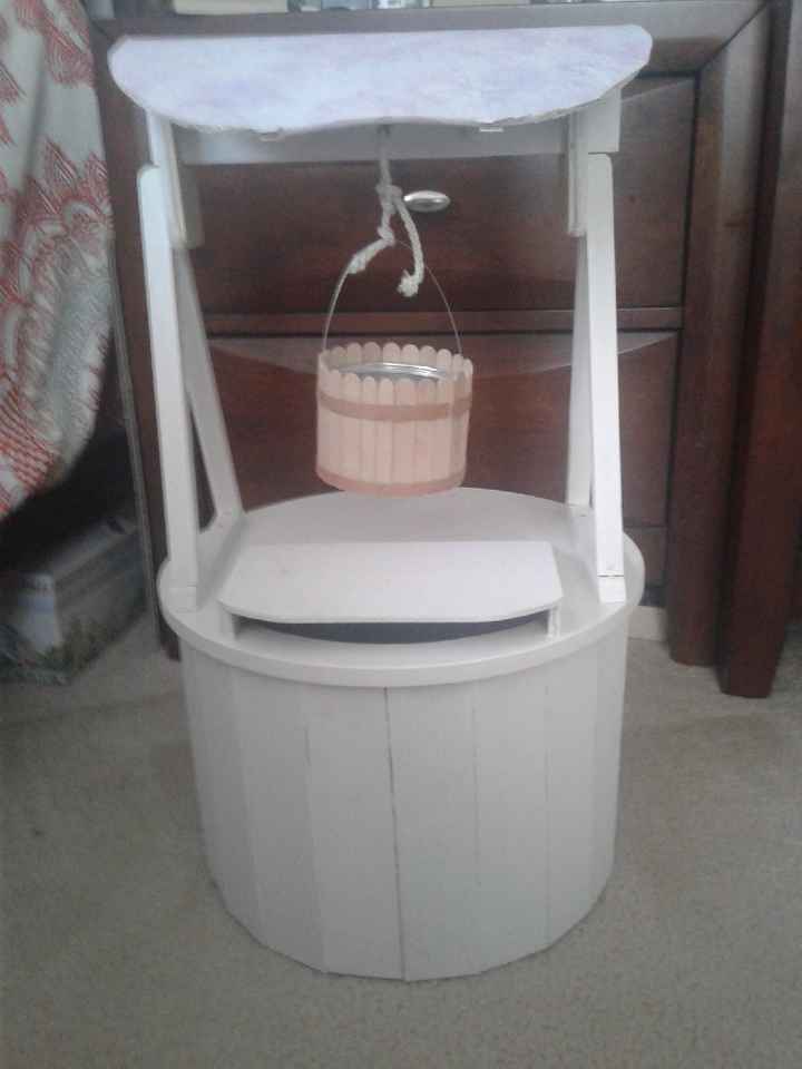 Handmade Wishing well Card Box - 2