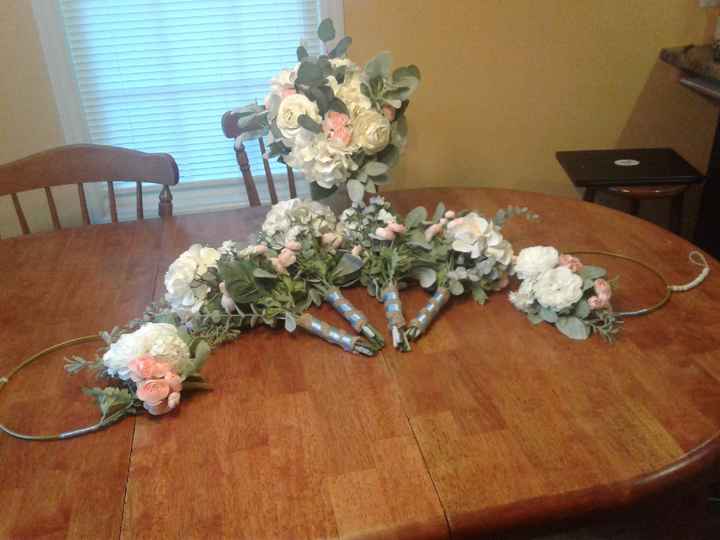 What are your bridesmaids carrying down the aisle? - 1