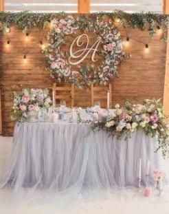 Tulle table skirt for sweetheart table -diy or buy? - 1