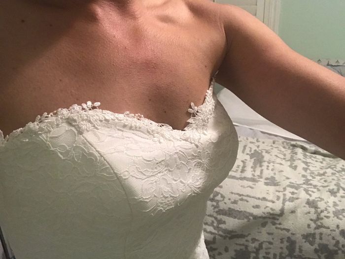 Is my dress bust too big? 2