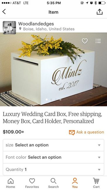 "The happy couple can be venmo-ed at..."