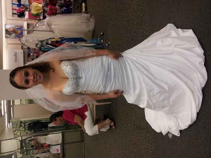 In love all over again... with my dress that is!