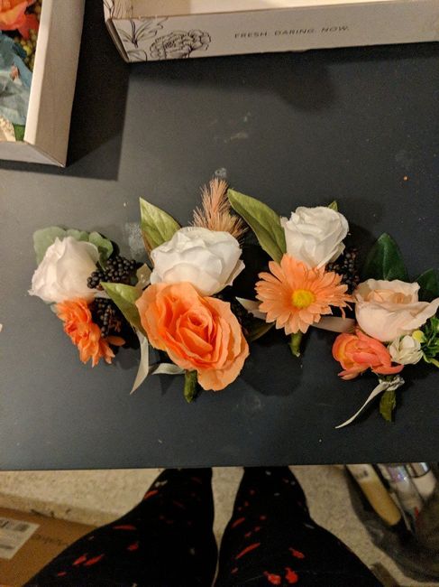 For those making boutonnieres and corsages, how did they differ? - 2