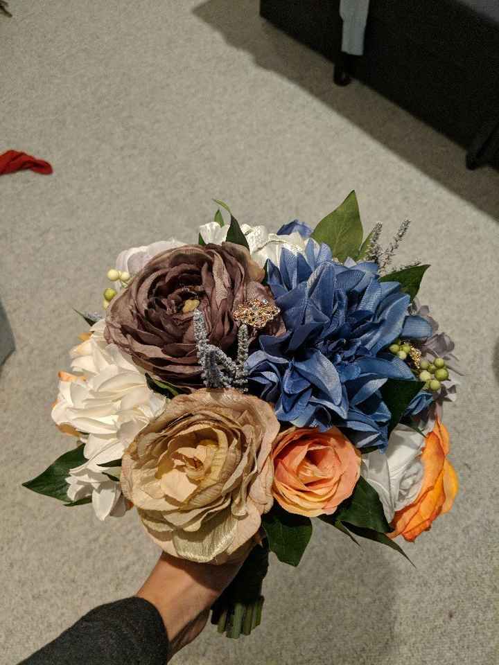 Silk bouquet finished! - 1