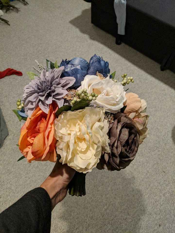 Silk bouquet finished! - 2