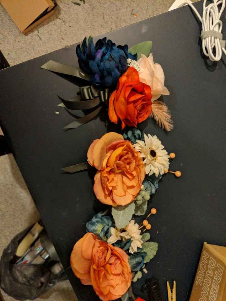 For those making boutonnieres and corsages, how did they differ? - 1