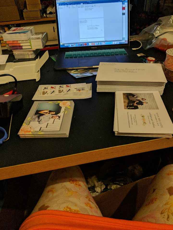 Save the dates are going out. - 1