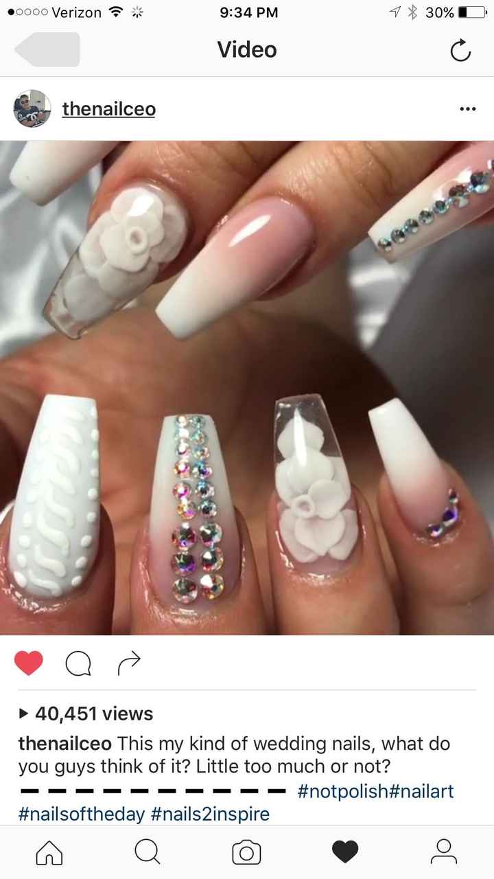 What's your wedding day manicure?