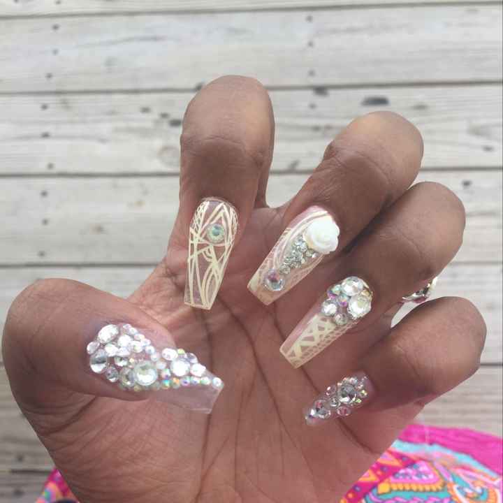 Wedding Day Nails