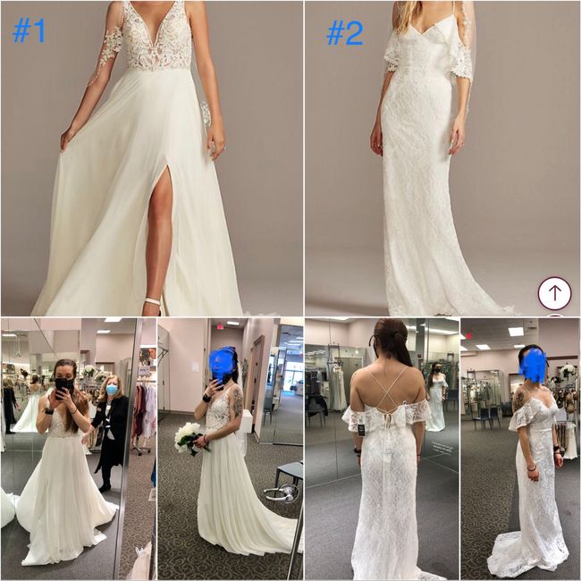 i am stuck between two dresses! Please give me your opinion #1 or #2 1