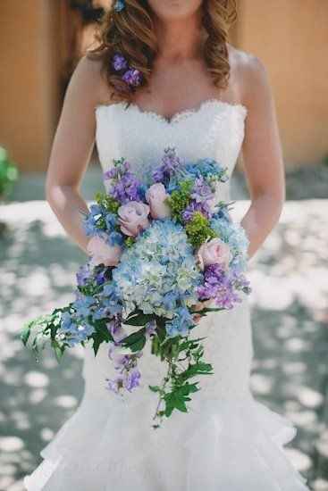 All white or colorful bride bouquet?