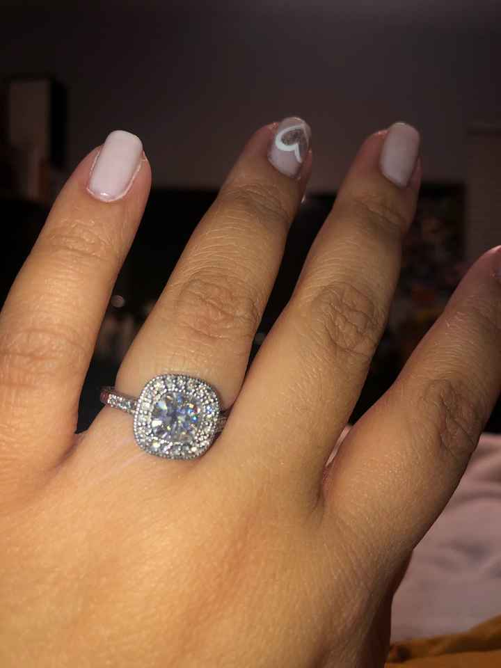 Moissanite rings - 2