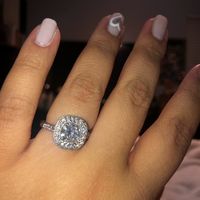 Moissanite rings - 2