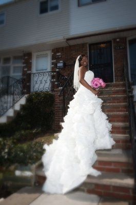 What makes a girl smile again? Dress and Rings:)