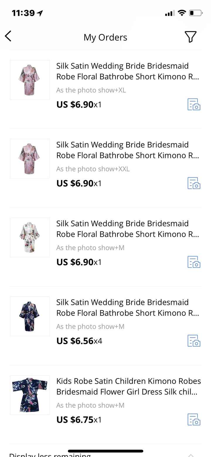 Bridesmaid robes - 1