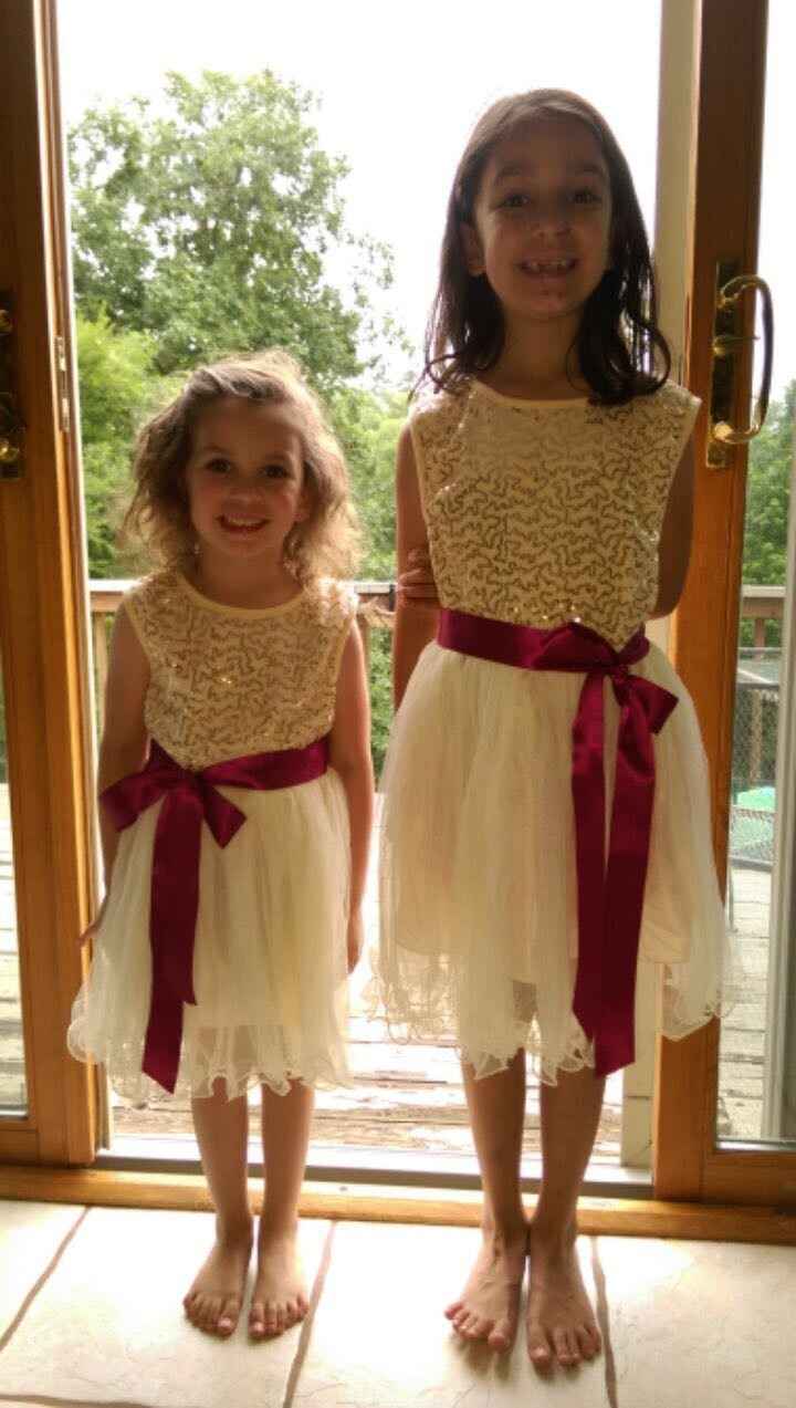 Flower girl dresses are in!