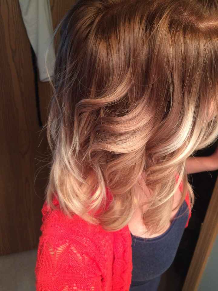 Coloring hair.