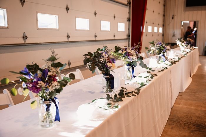 Need help! Metal shed building reception decor 10