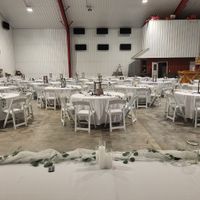 Need help! Metal shed building reception decor - 3