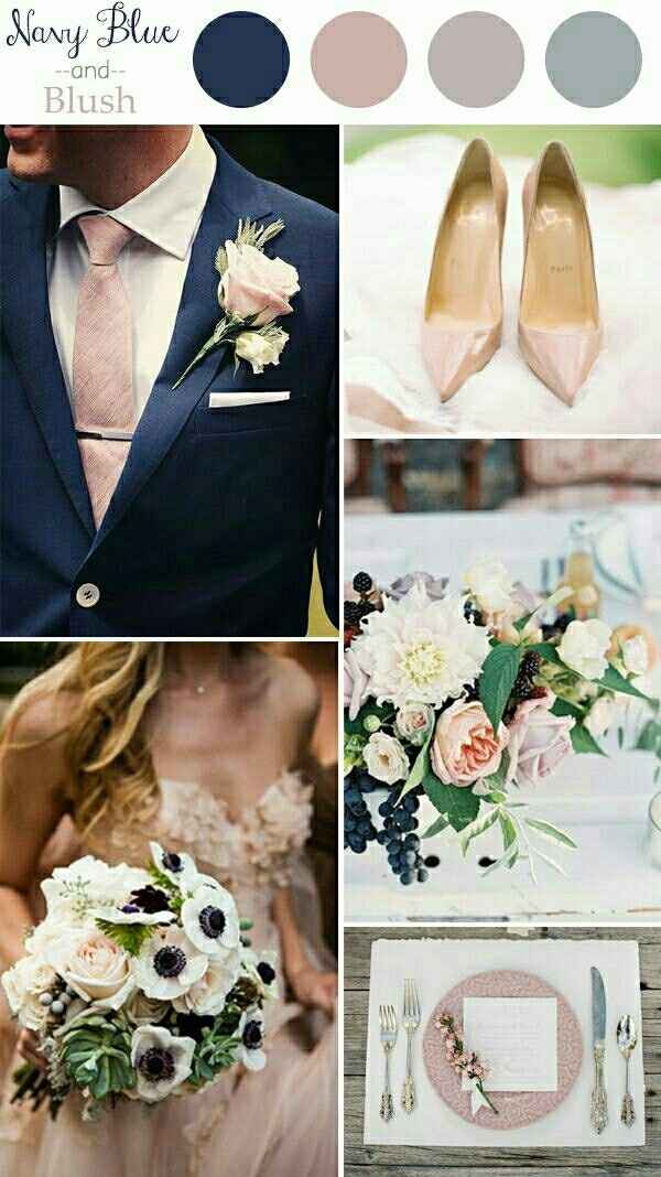 Color themes with ivory/champagne wedding dress