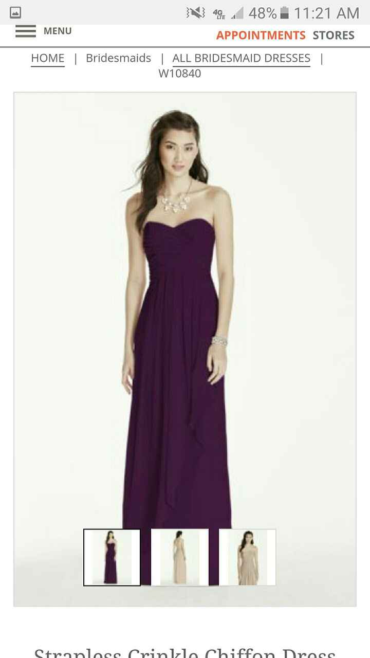 Show me ya dress! Bridesmaids dress that is.