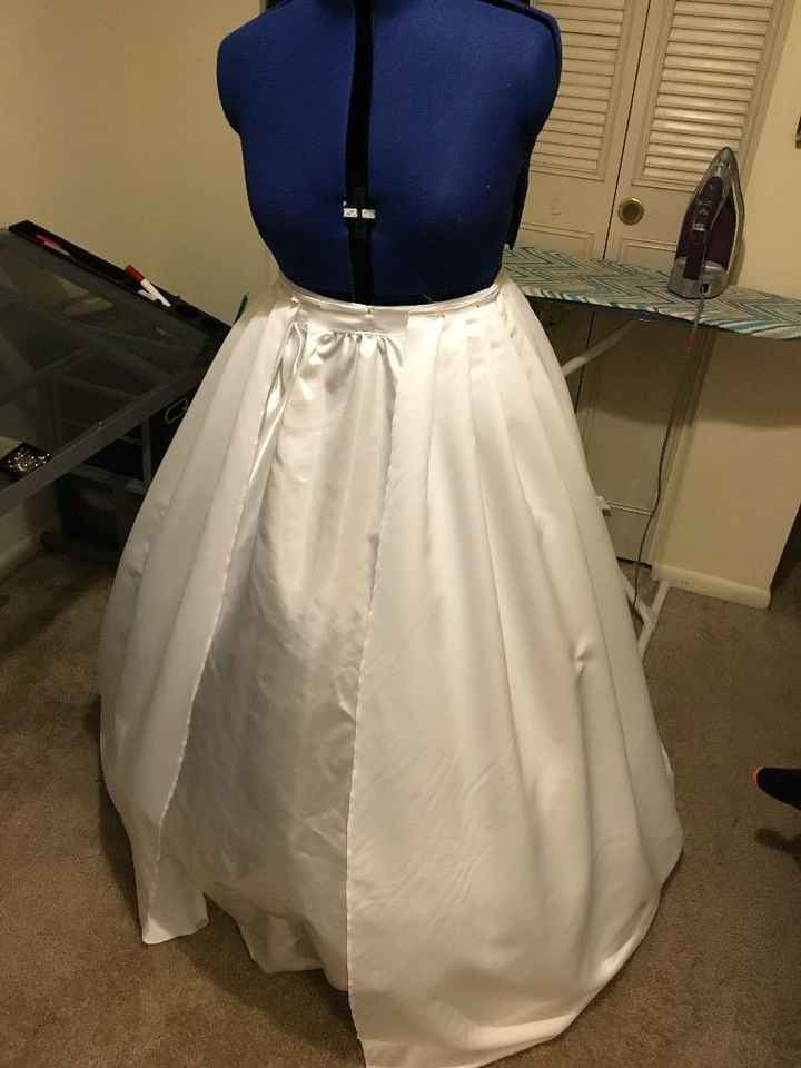 Base Skirt and Overskirt Together
